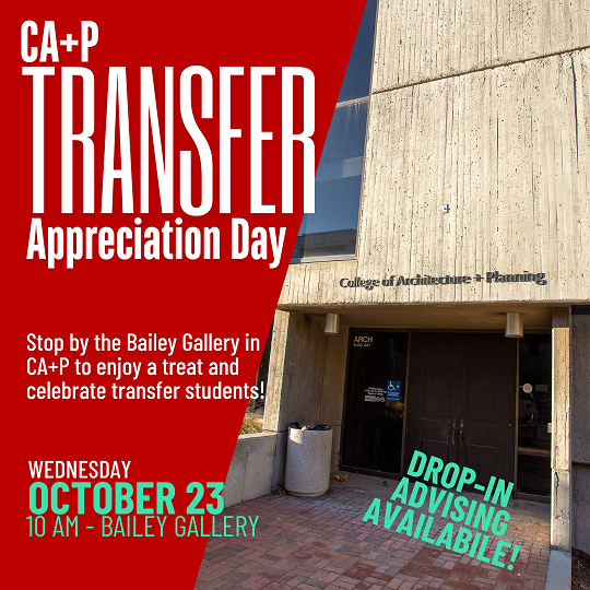 Architecture & Planning Transfer Appreciation Day