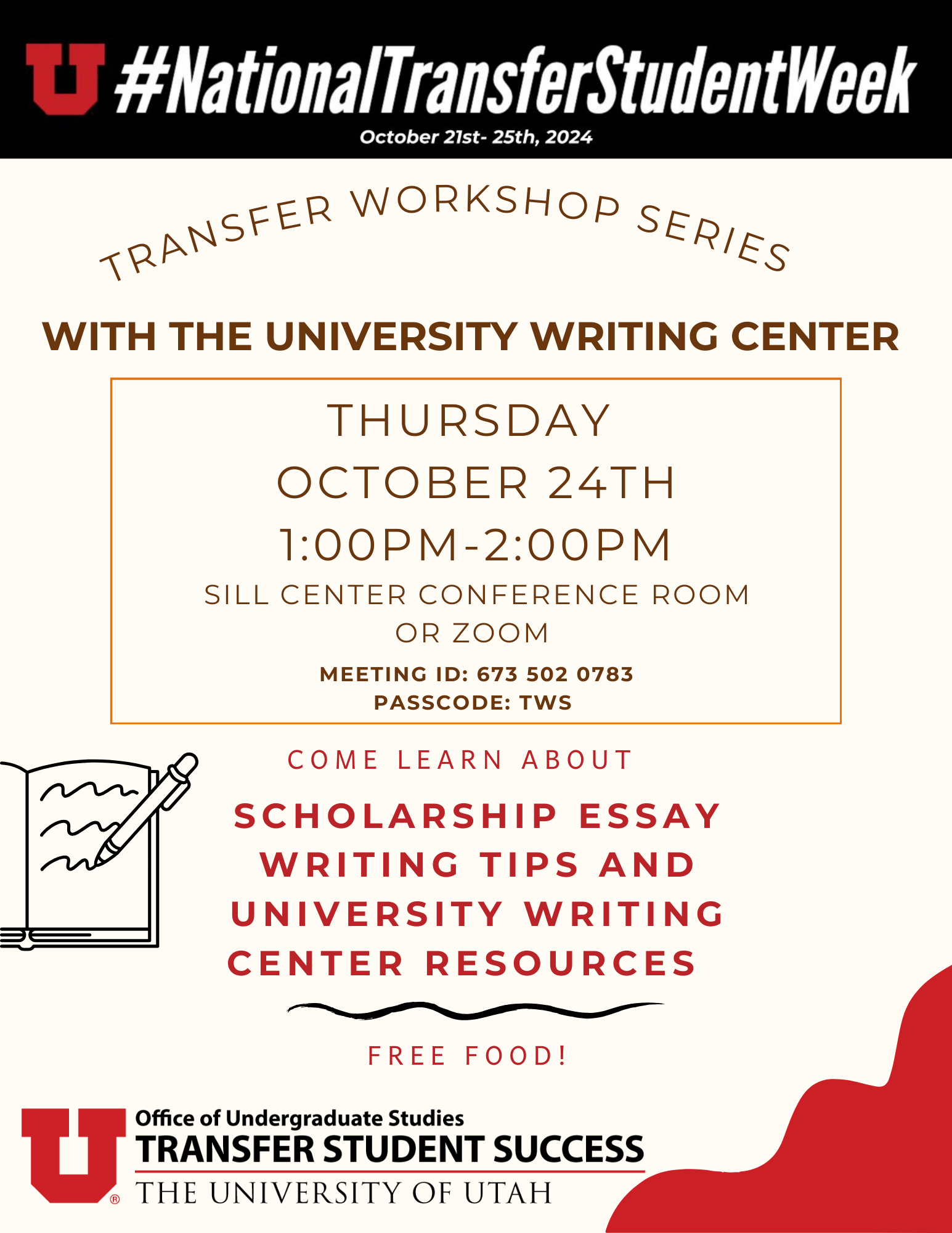 Writing Center and Scholarship Essay tips